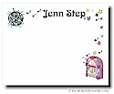 Pen At Hand Stick Figures Stationery - Disco Ball (Theme)